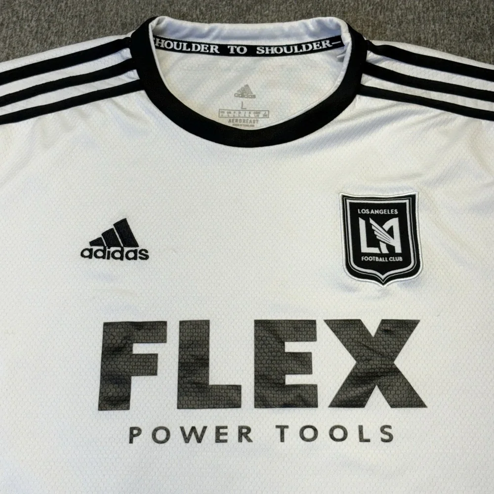 LAFC Adidas 2021/2022 MLS‎ Player Authentic Away Soccer Jersey Sz Large